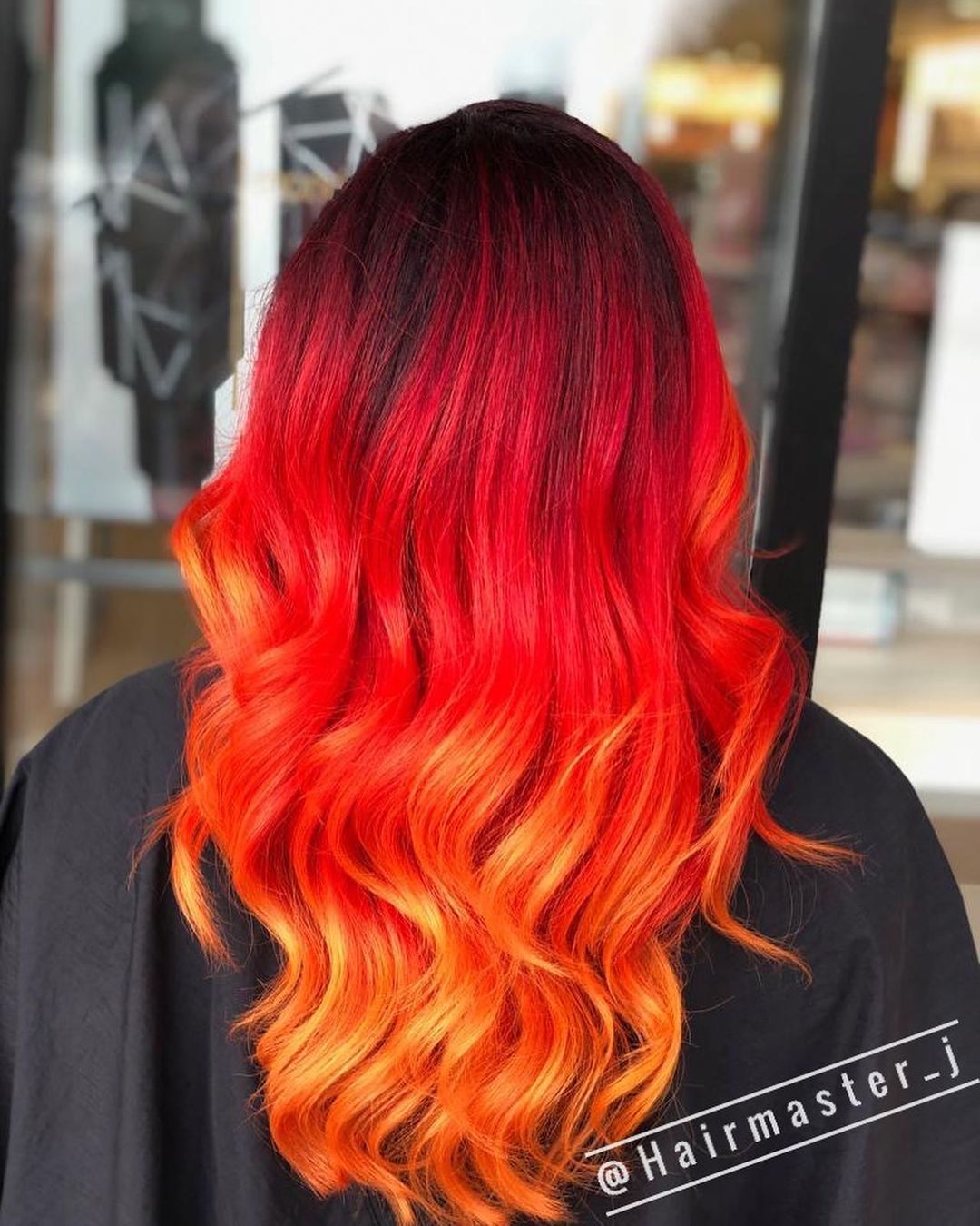 ondas ombre fuego intenso