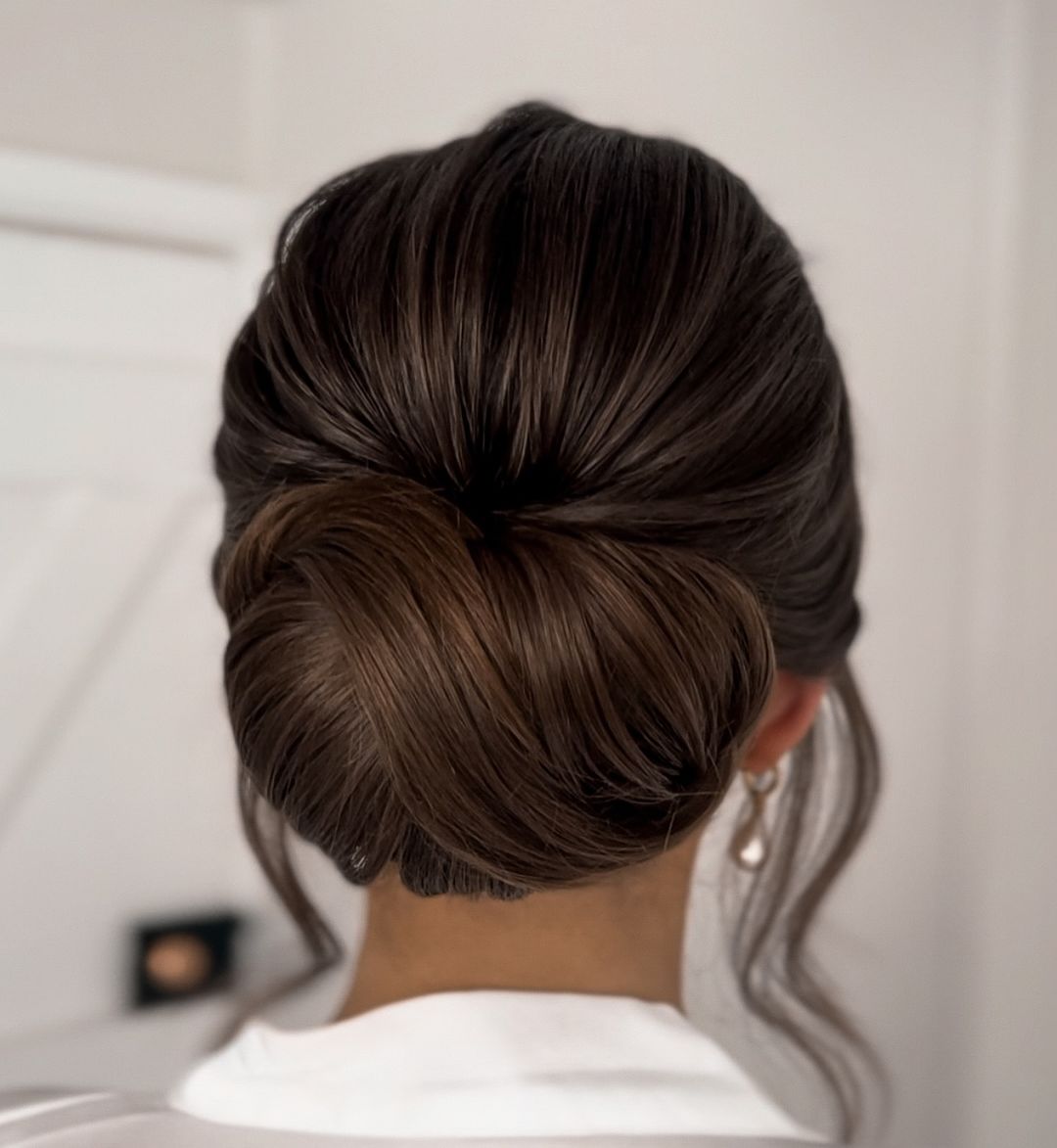 chignon moderno attorcigliato