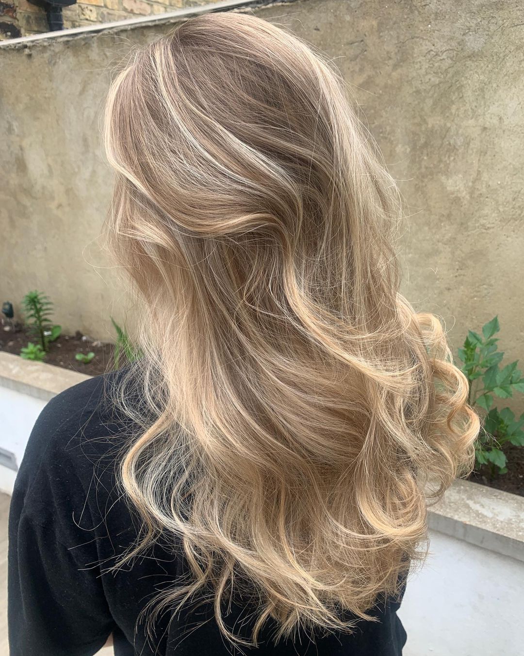 balayage louro mousy babylights