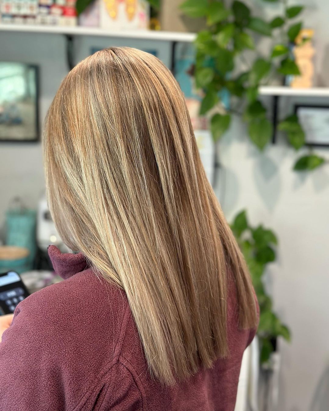 muisblond steil haar