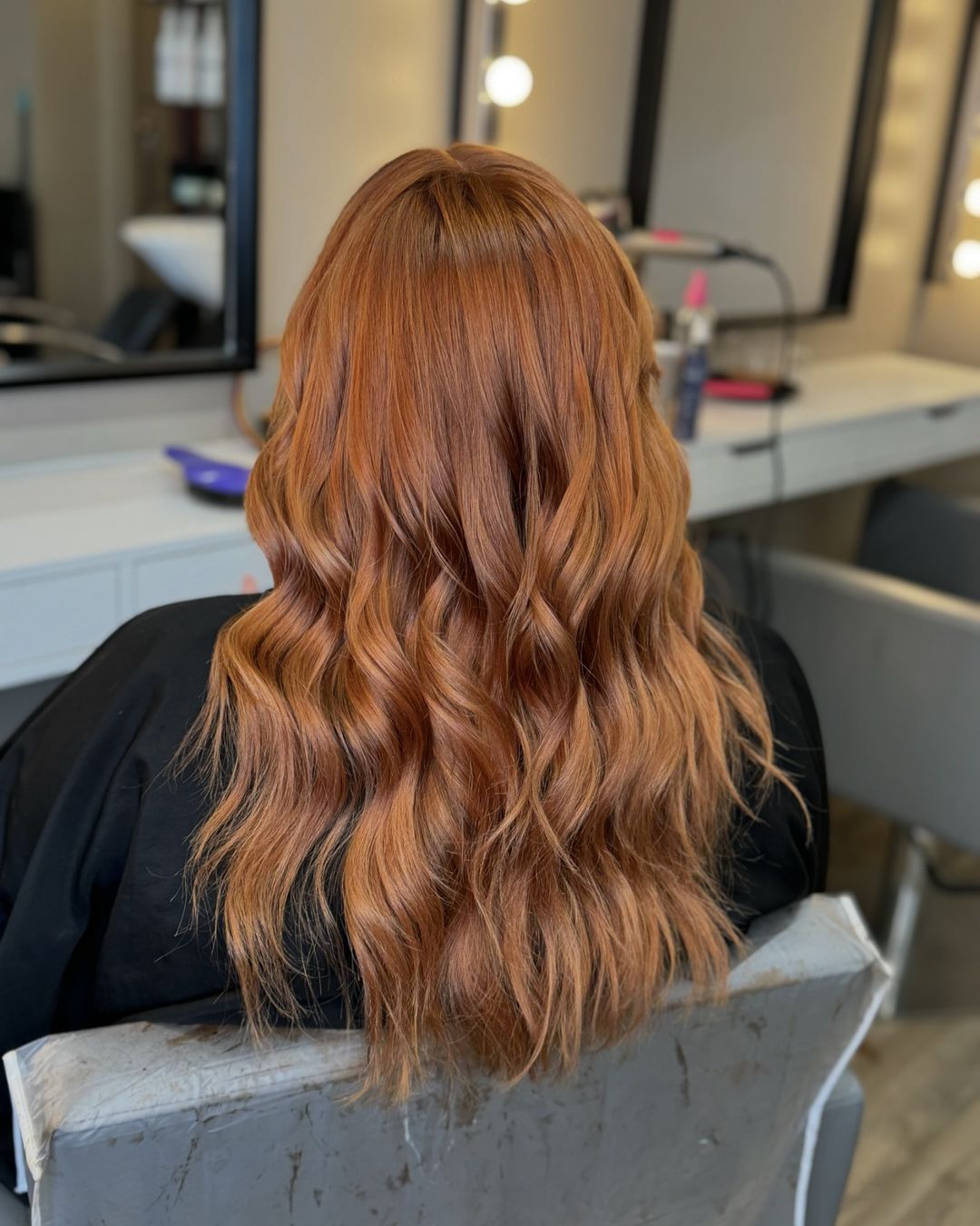 multi tonal auburn copper hair