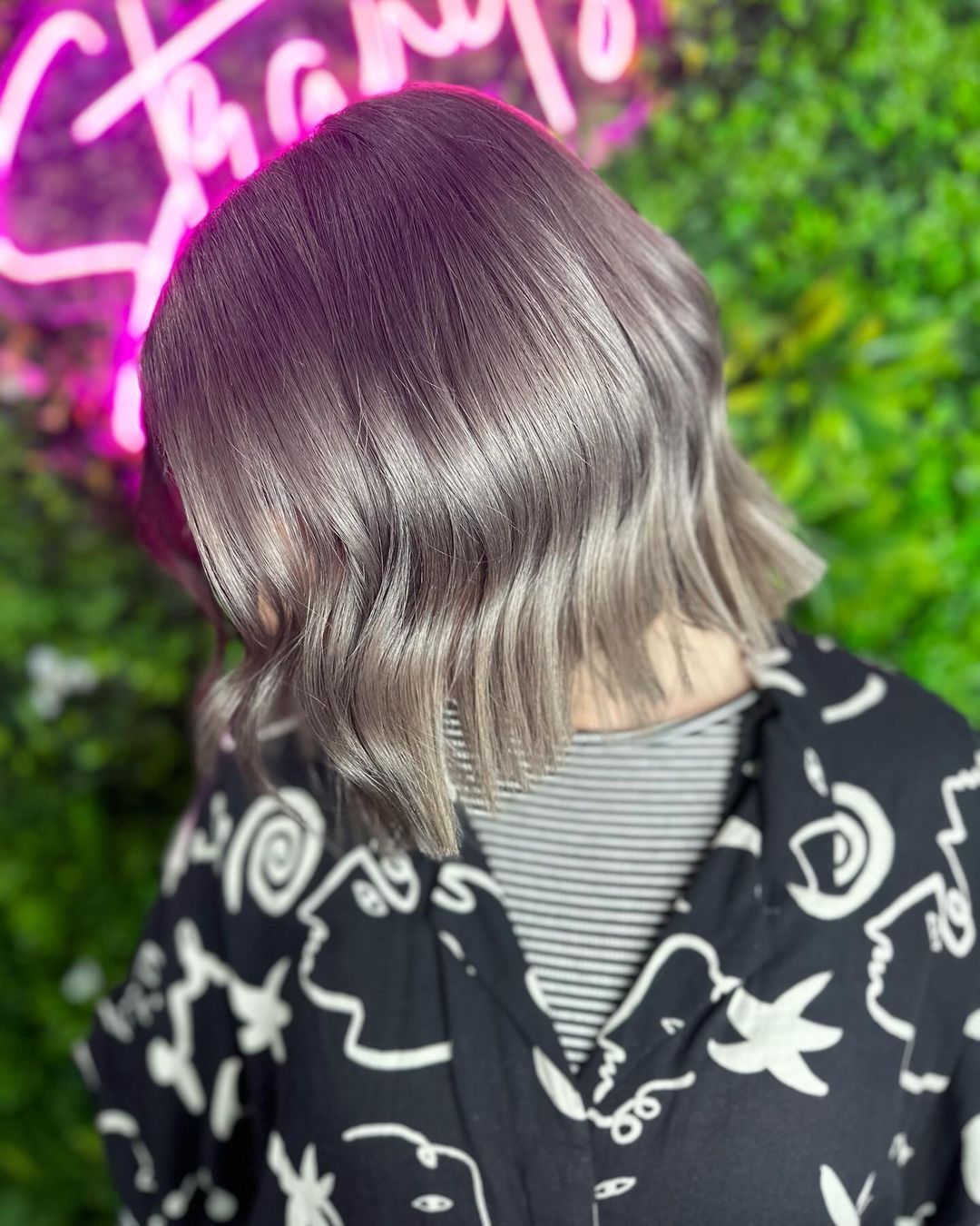 slate grey bob