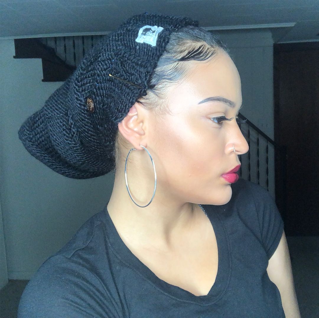 slayed edges beanie style