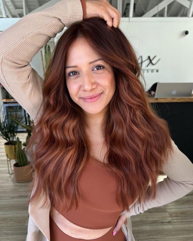 El cabello castaño cobrizo es la combinación de colores más bonita del ...