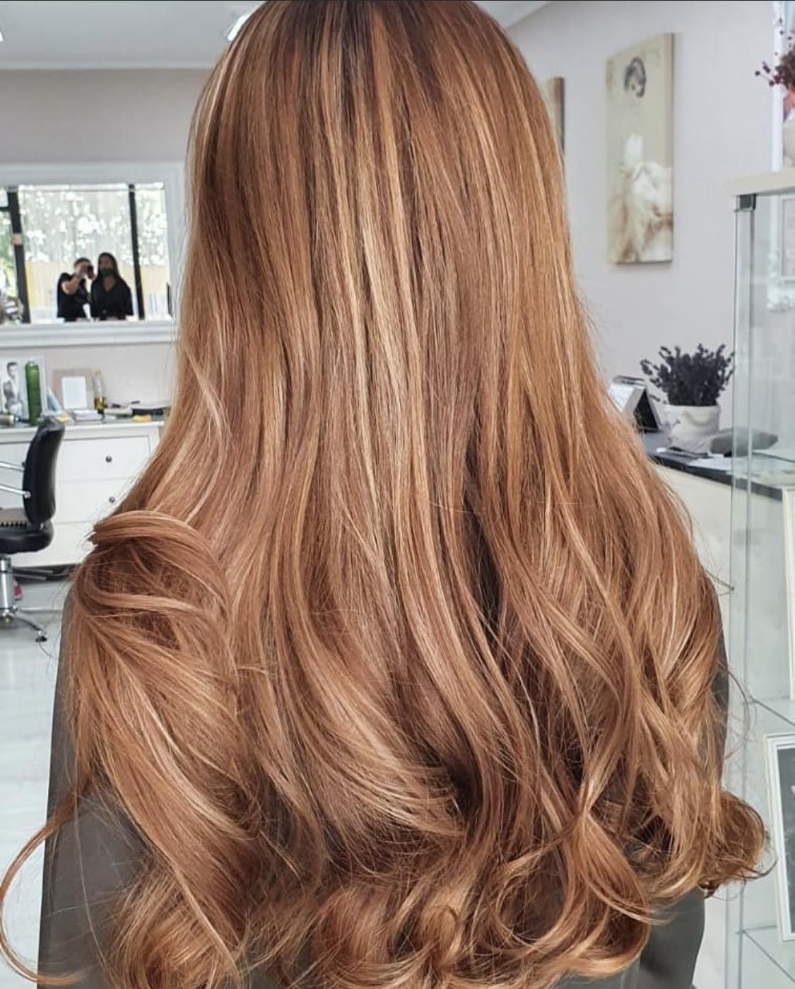 Donker Blond Karamel Highlights