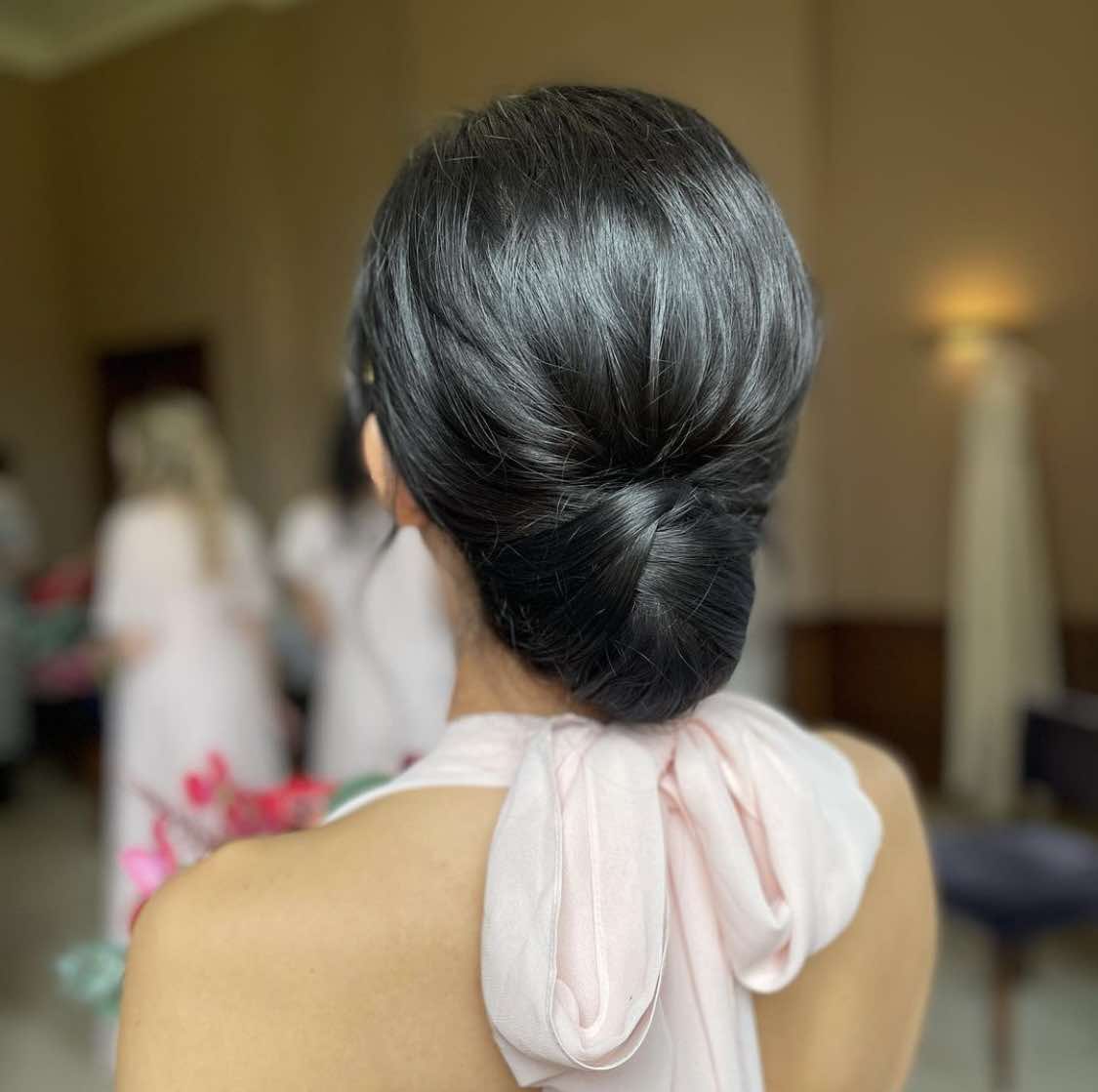 Chignon bas élégant