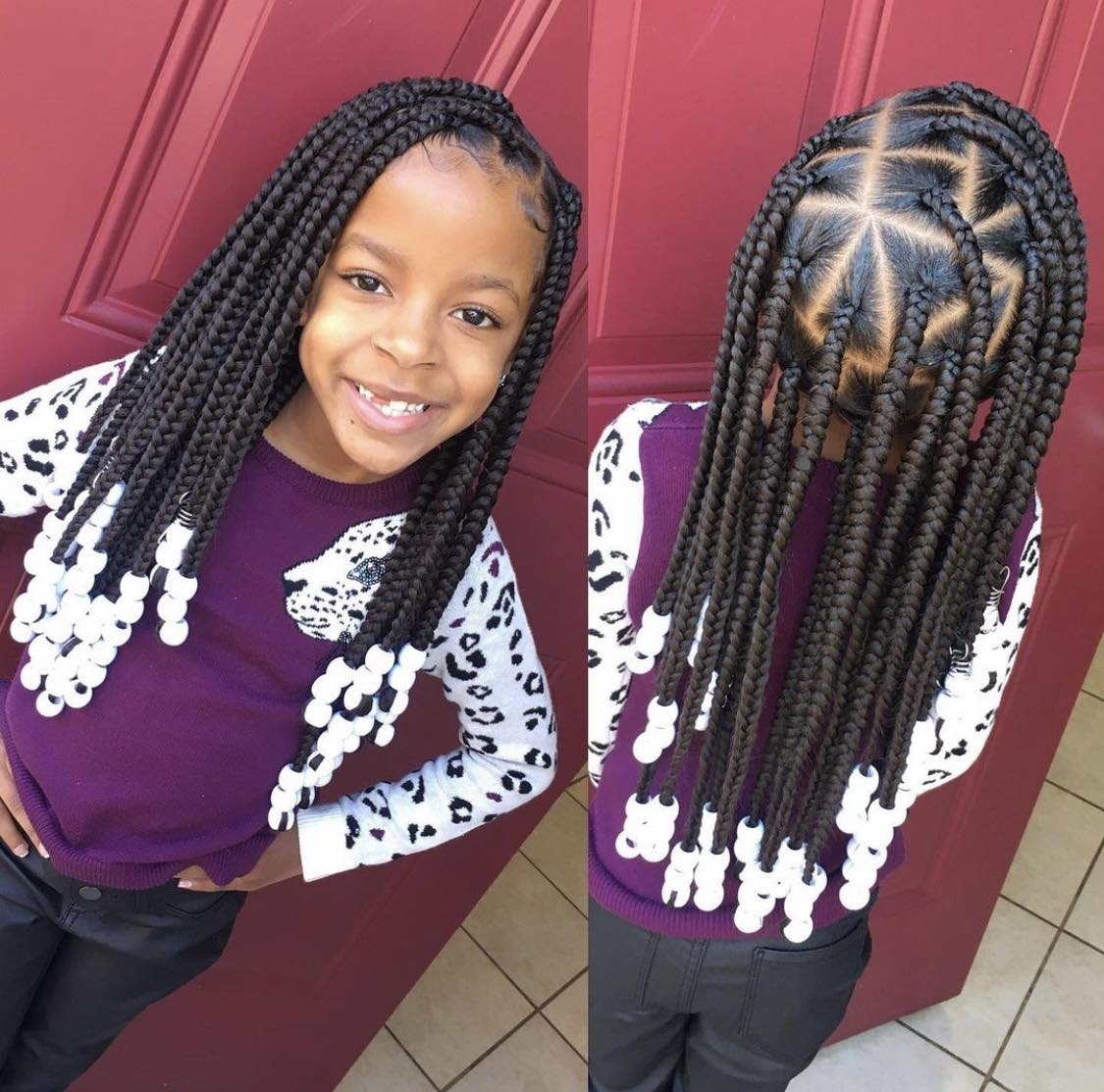 Jumbo Box Braids For Kids