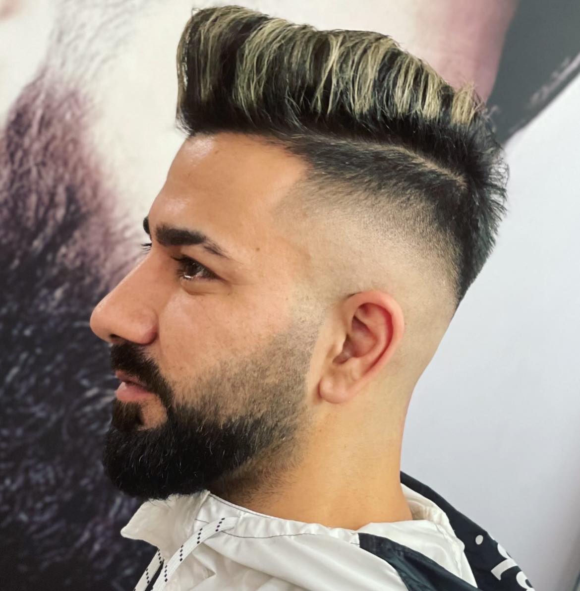 Pompadour Short Fade