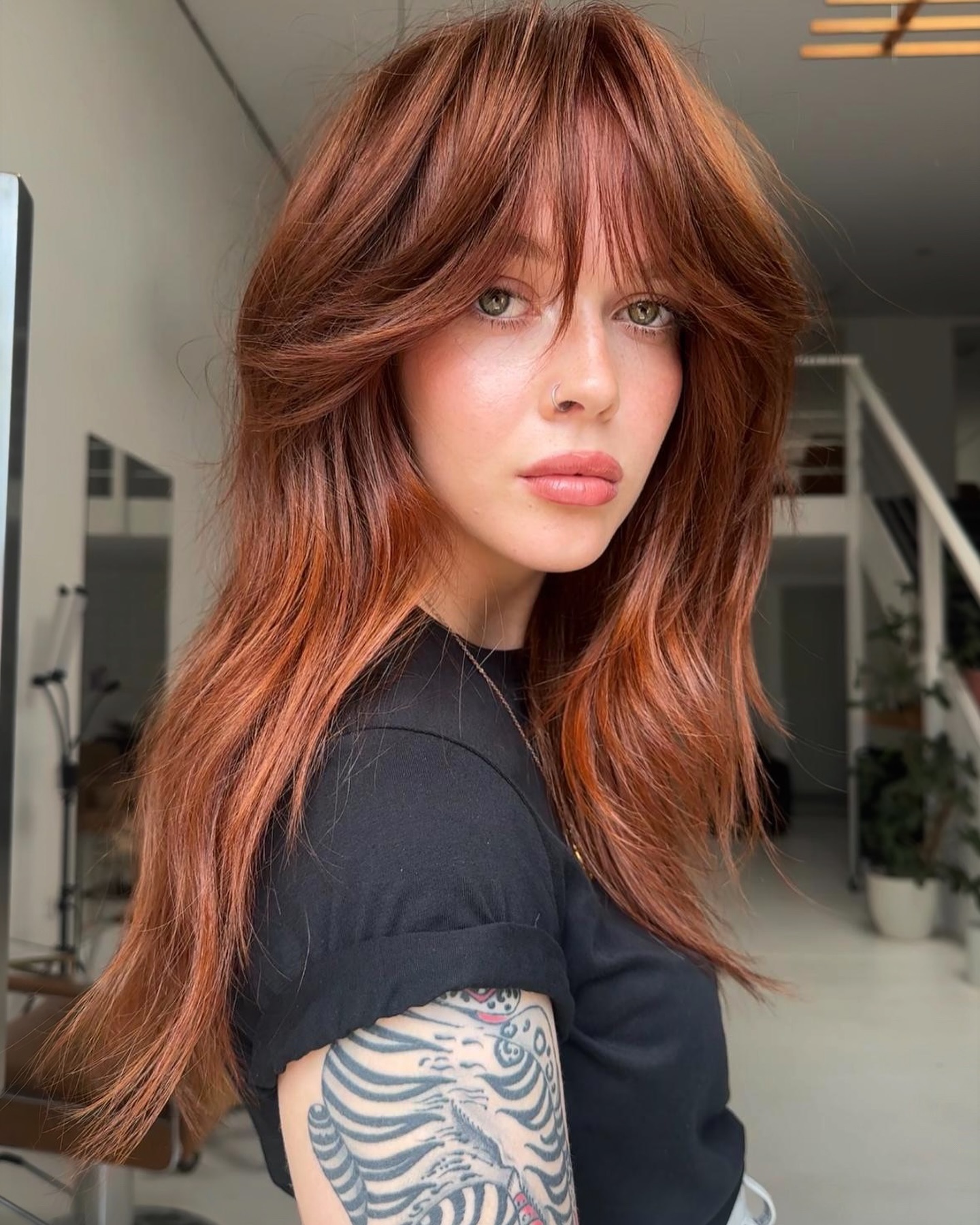 cabelo fresco com especiarias de abóbora