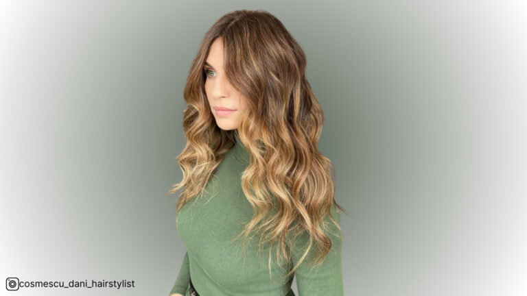 blonde and caramel highlights