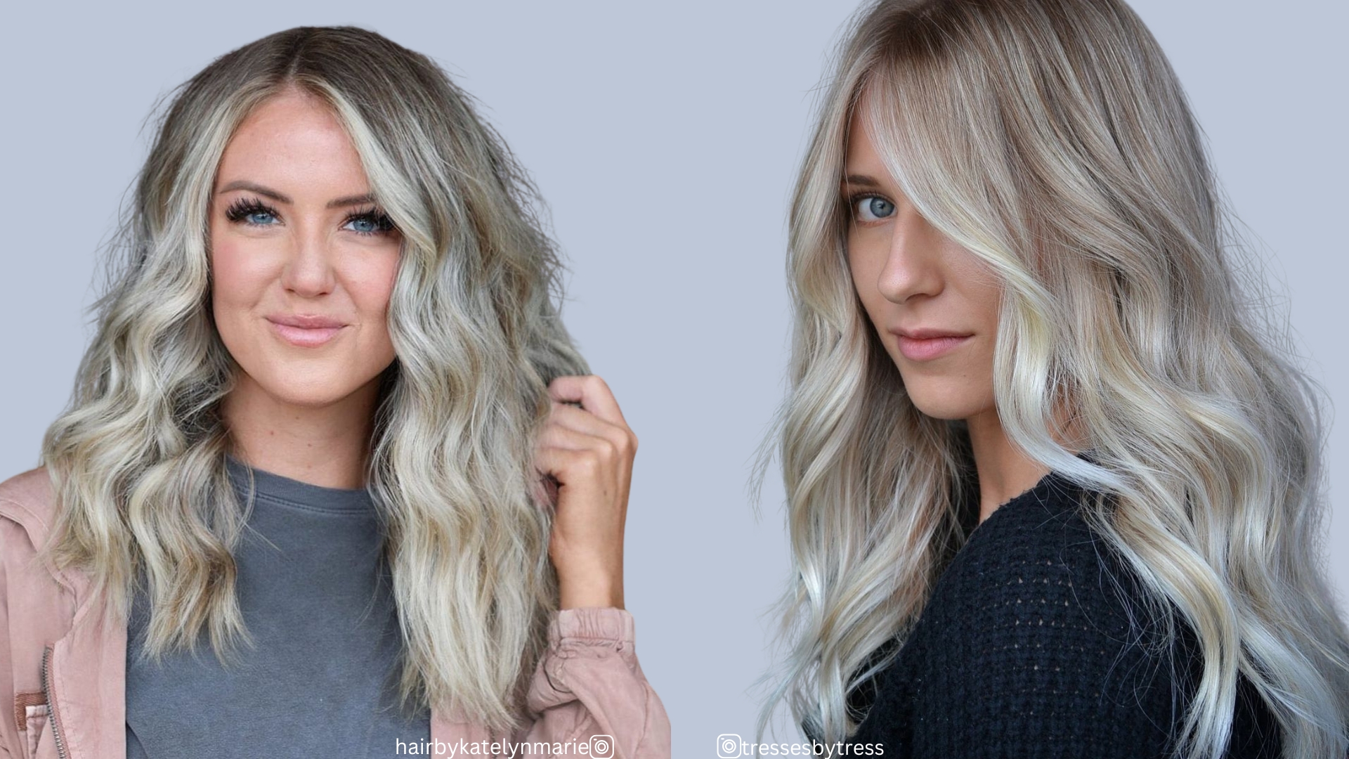 10 idee di balayage biondo ghiaccio che sono straordinariamente sexy.