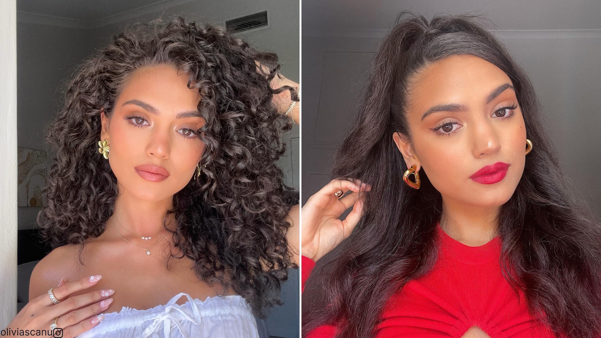 10 looks impressionantes de cabelo encaracolado para liso antes e depois