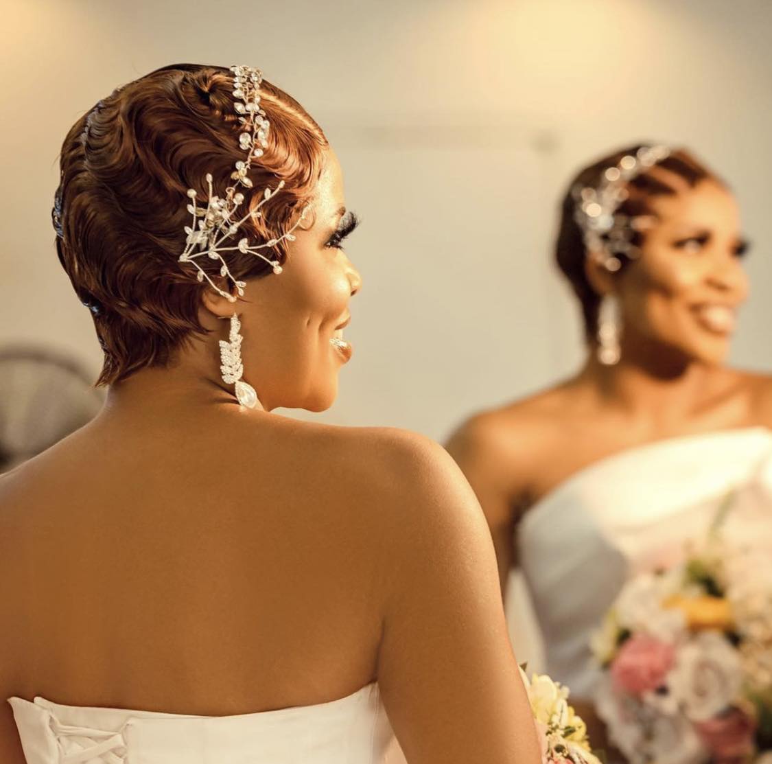 Finger Waves Wedding Hairstyle