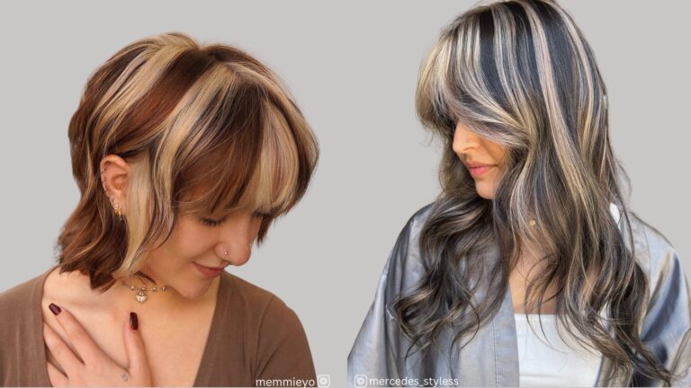 mechas rubias gruesas
