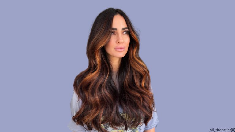 balayage cobre