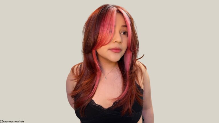capelli ramati con pezzo di denaro