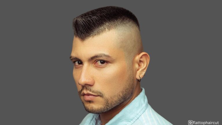 coupe de cheveux avec décoloration de la peau