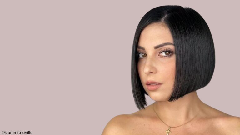 stacked bob for fine hair