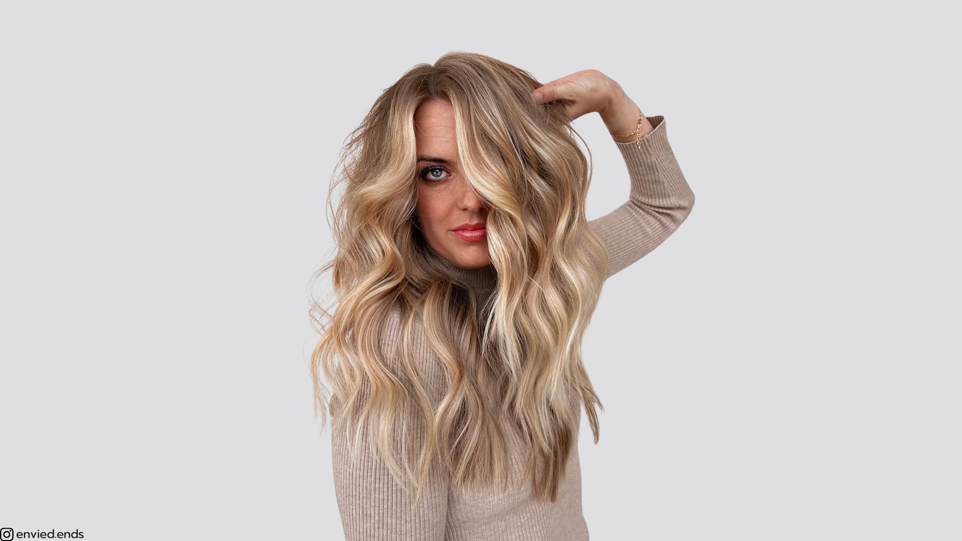 warme blonde balayage