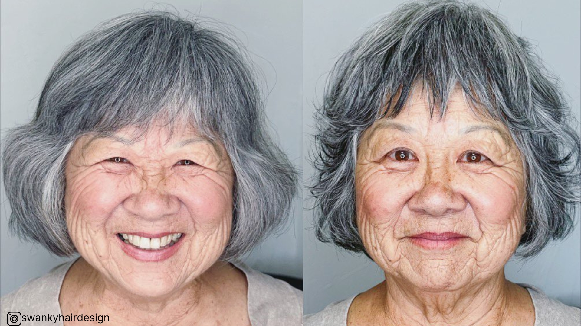 coupe de cheveux hirsute pour les femmes âgées