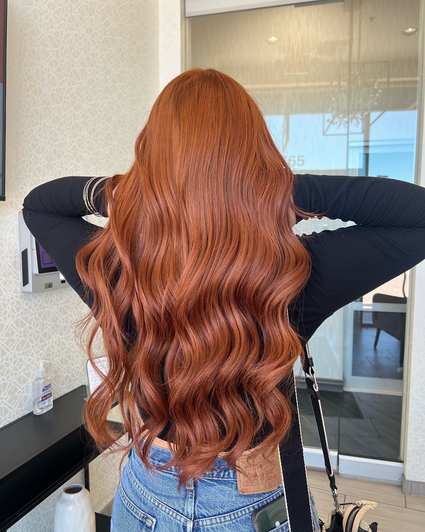 cabelo de cobre com especiarias de abóbora