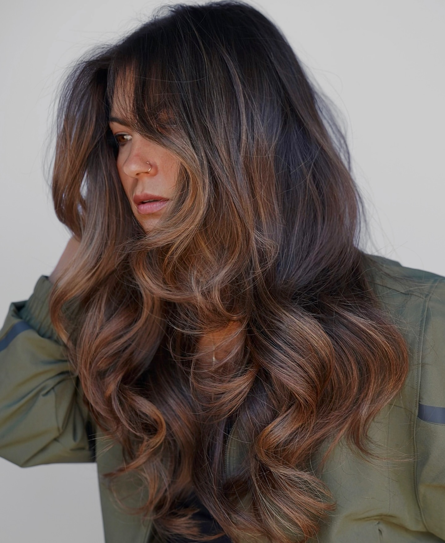 dimensional caramel brunette