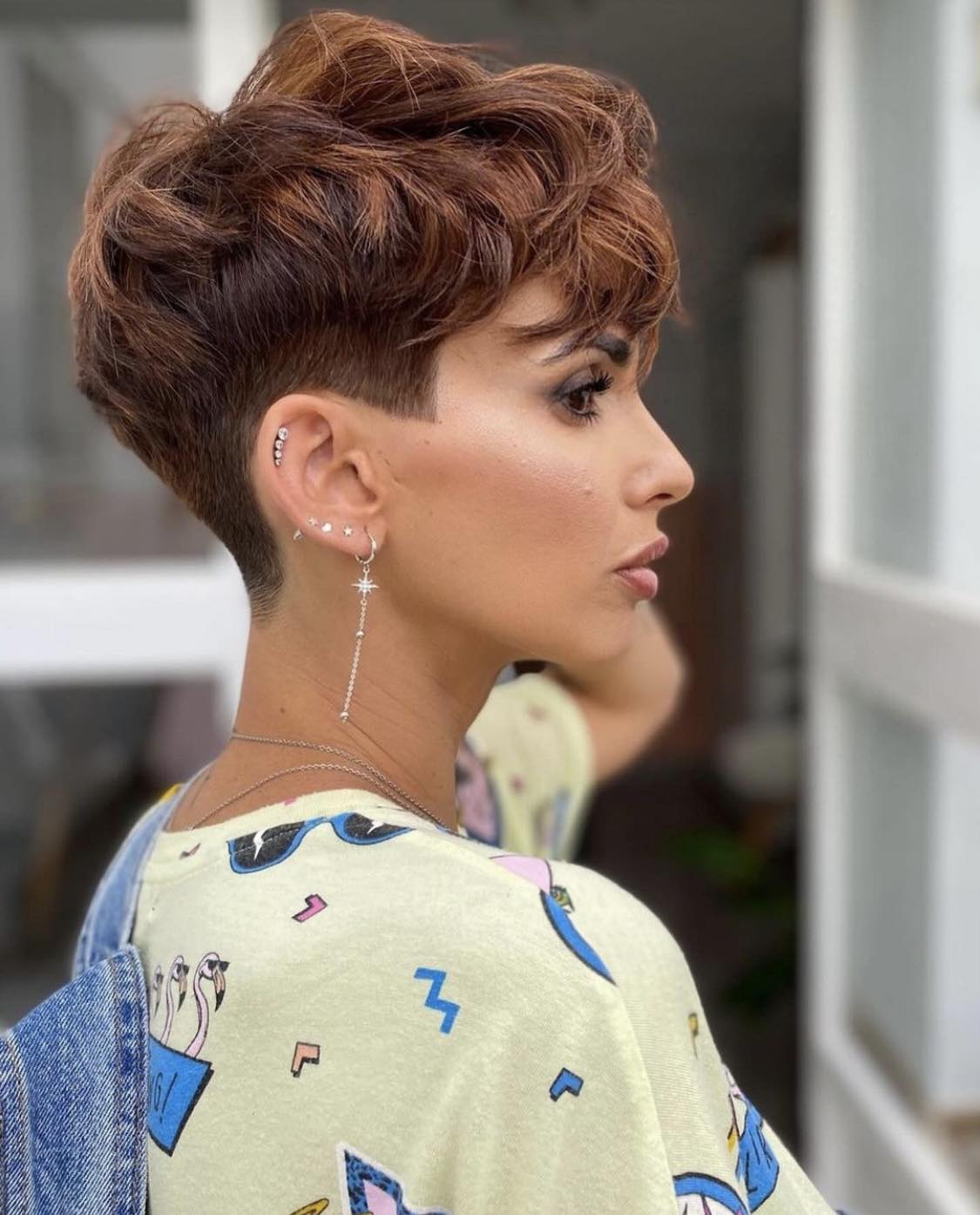 Auburn Pixie Cut