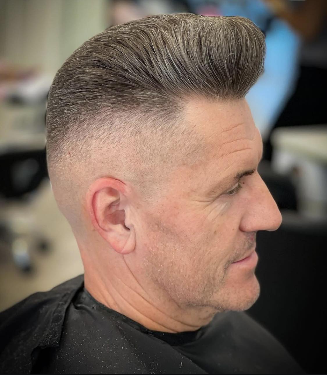 High Fade Pompadour