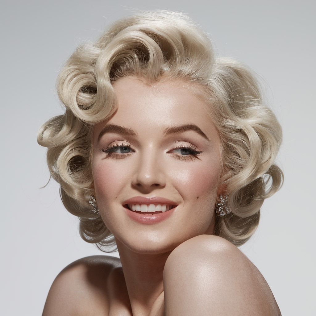 Acconciatura ispirata a Marilyn Monroe