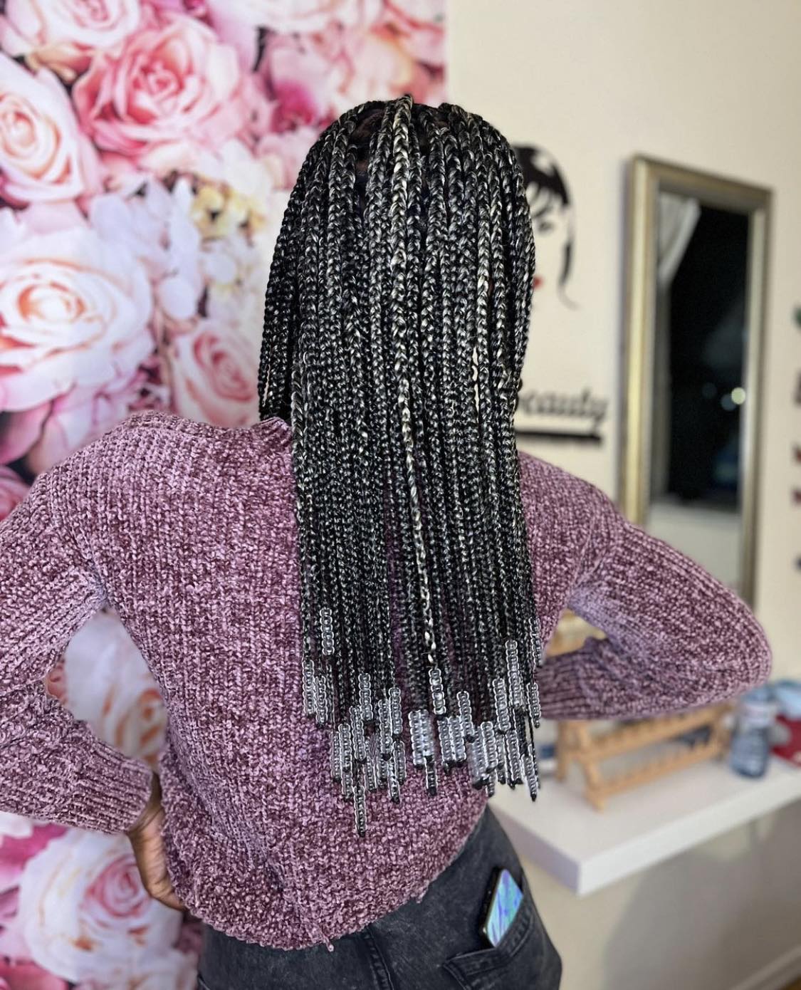 Box Braids With Beads