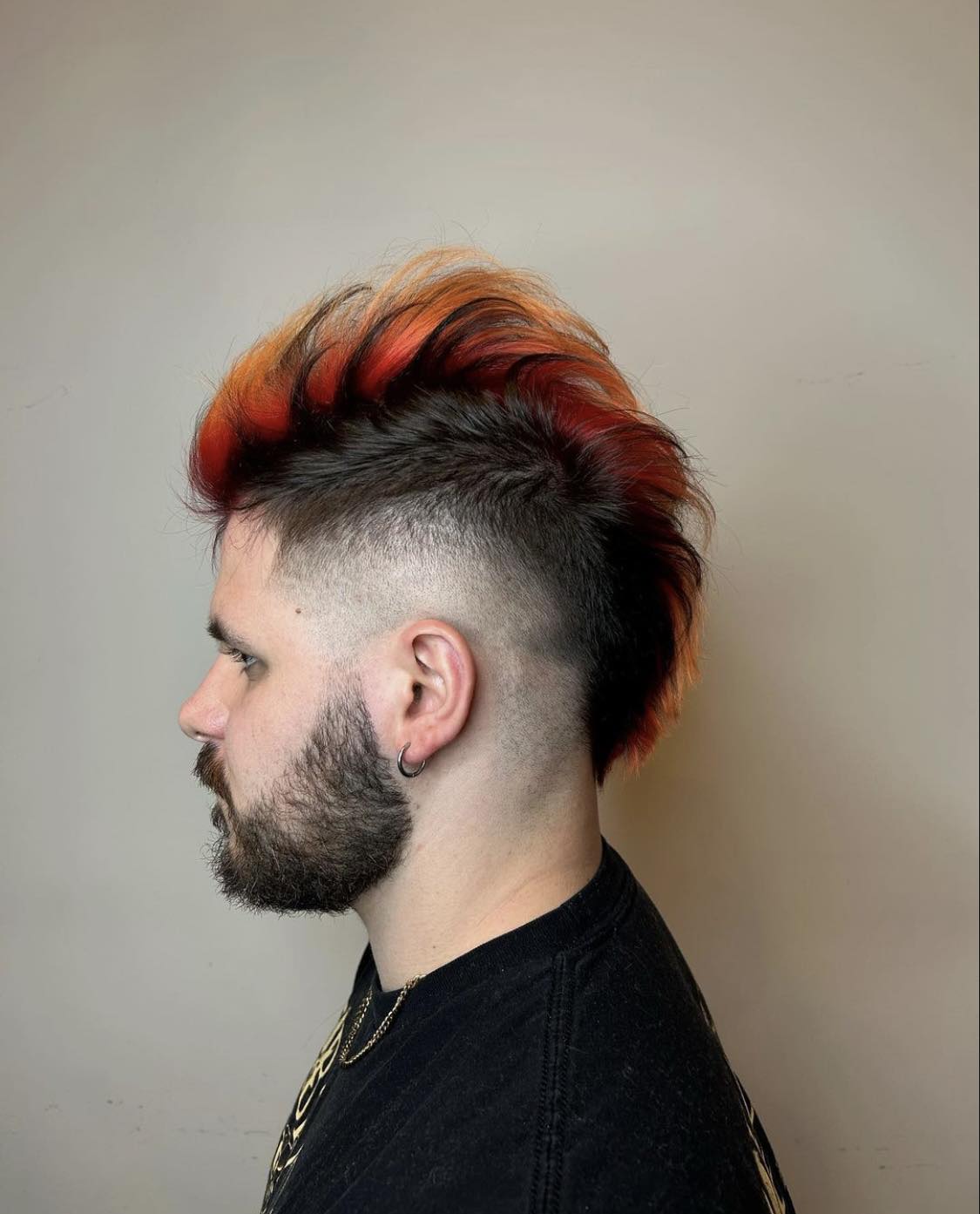 Burst Fade Faux Hawk