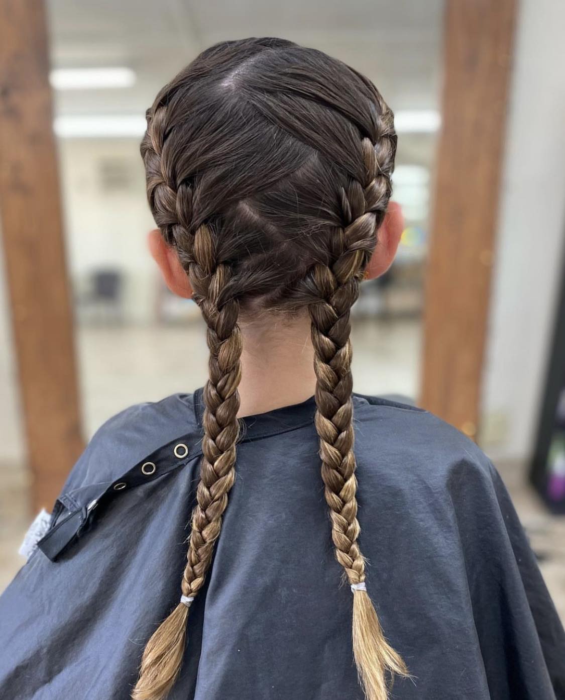 Zig Zag Dutch Braids