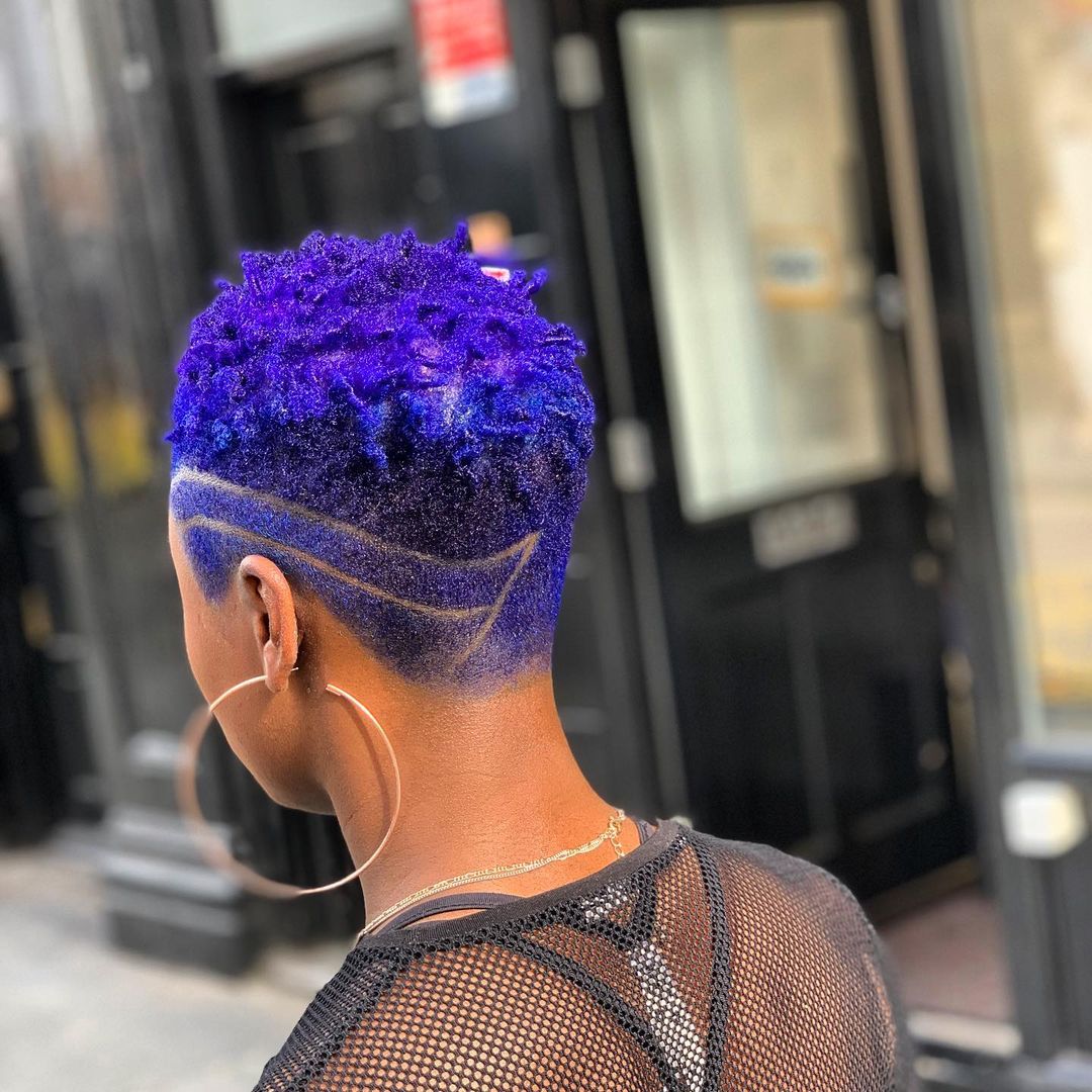 Afro Purple Midnight Fantasy
