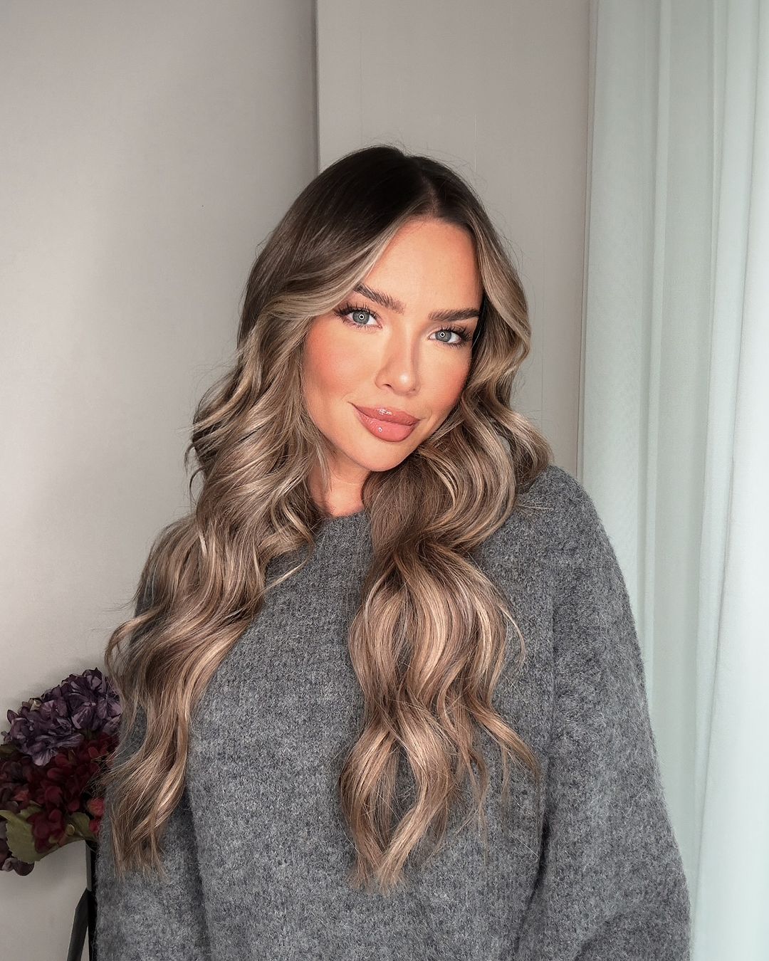 Ash Brown With Blonde Highlights