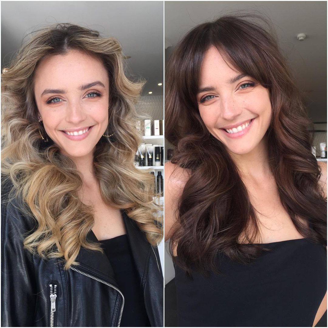 Van blond naar brunette