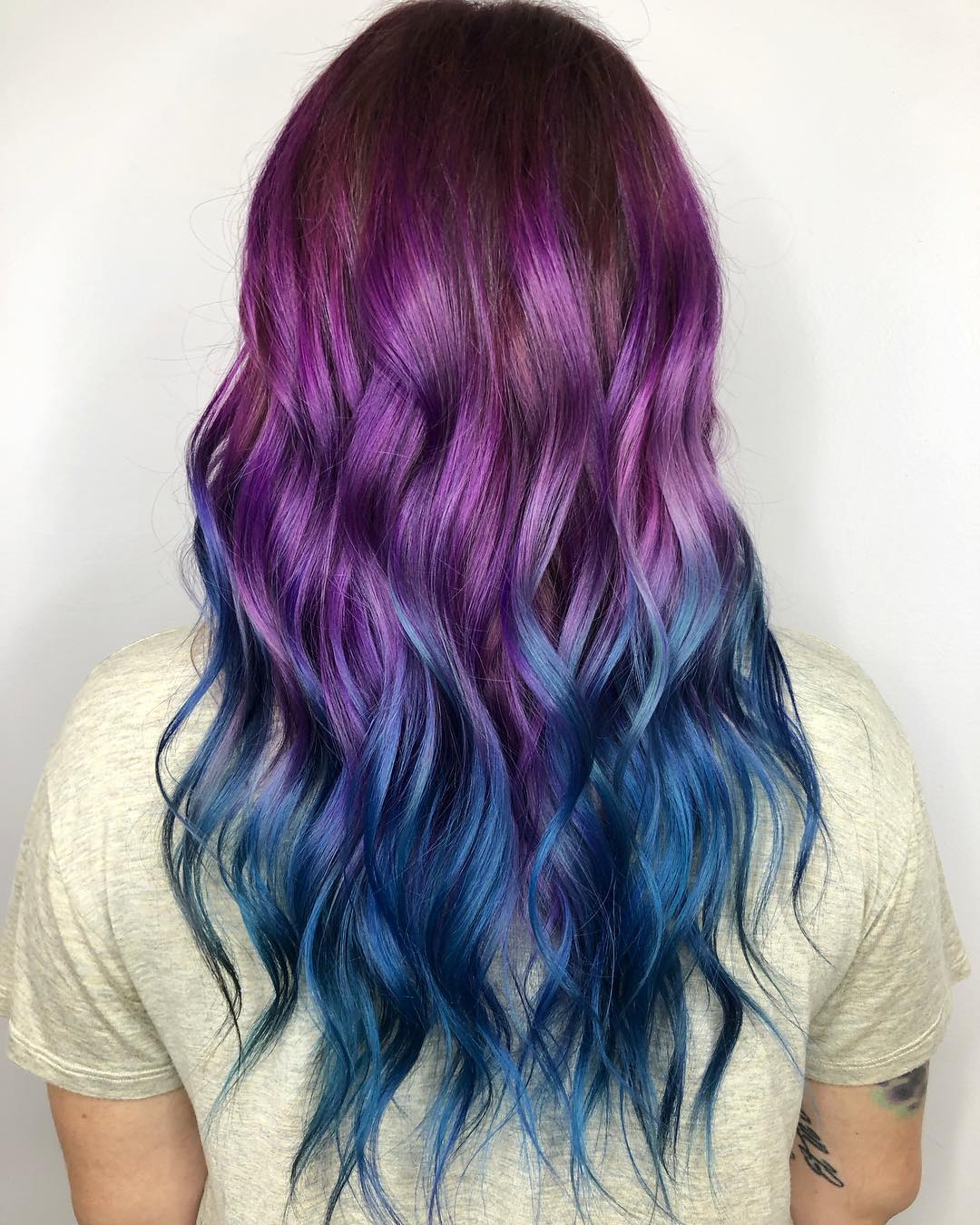 Blue And Purple Hair