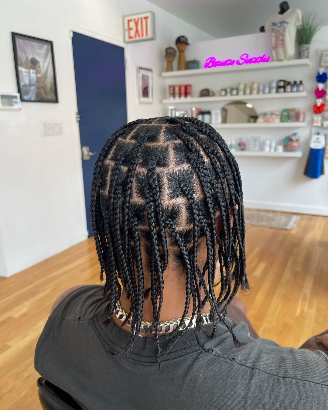 Box Braids Men Hairstyle