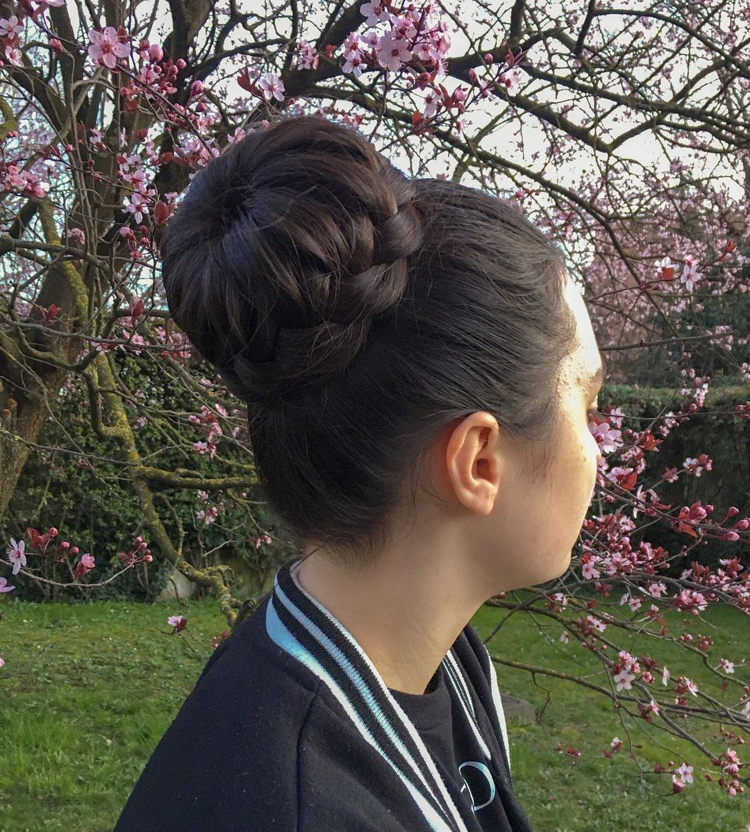 Chignon con treccia