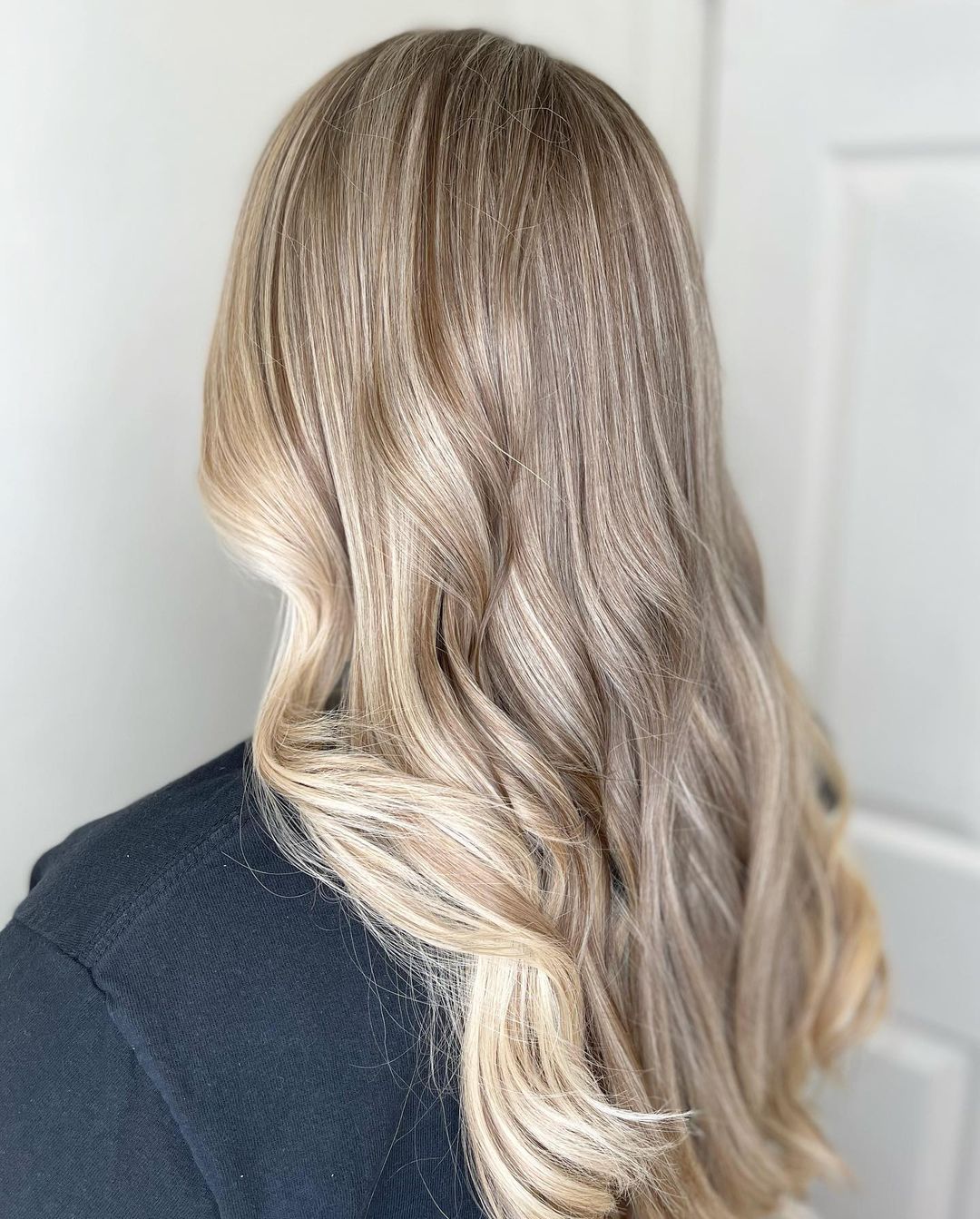 heldere blonde highlights