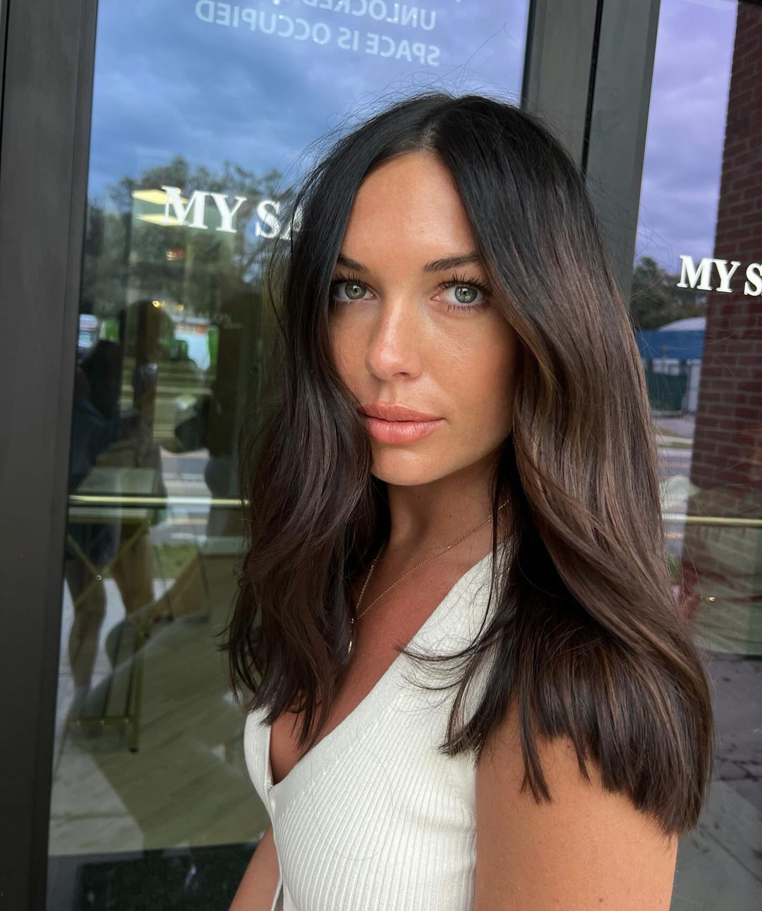 gedeeltelijke balayage brunette