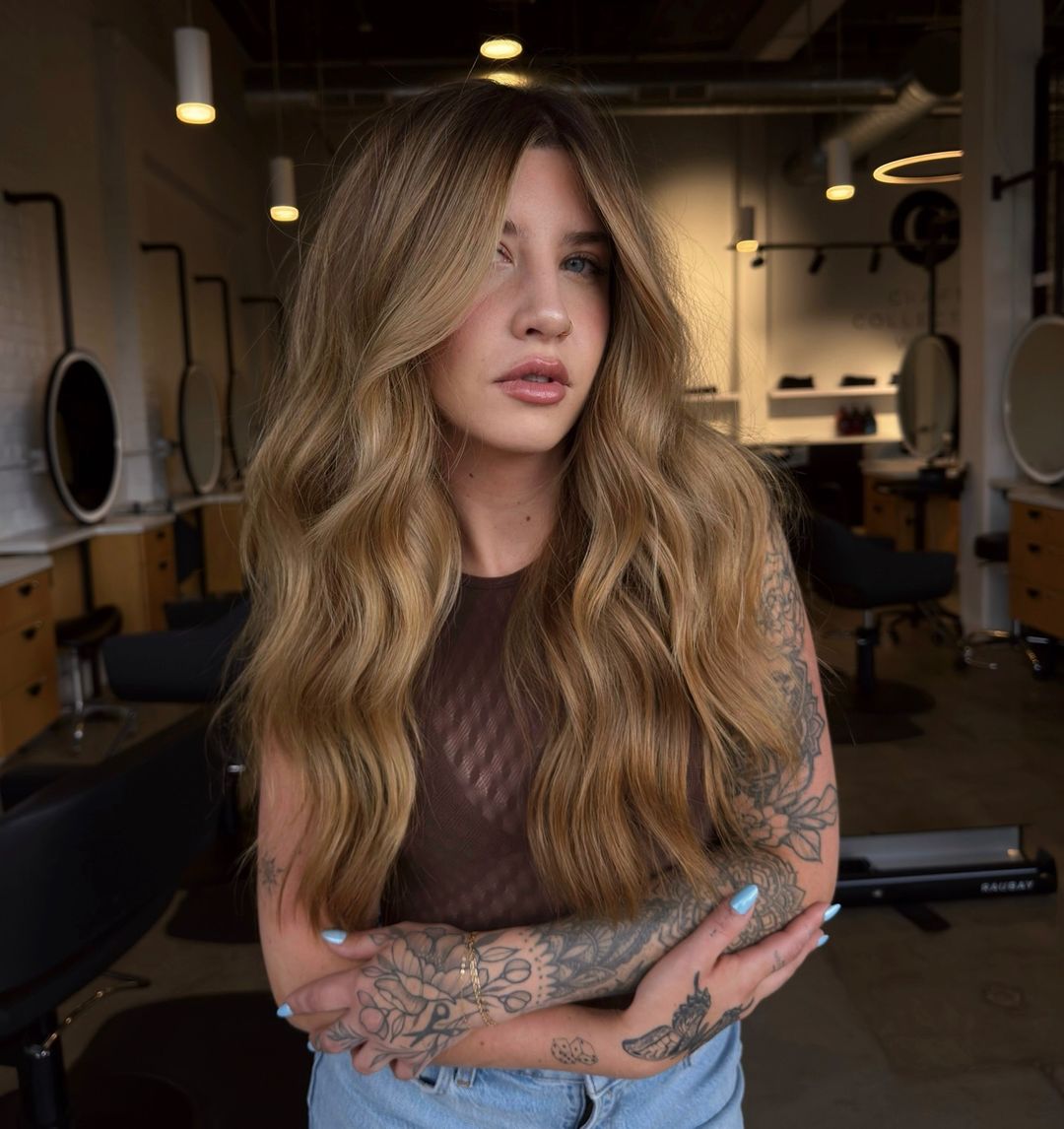 balayage bronde caramel