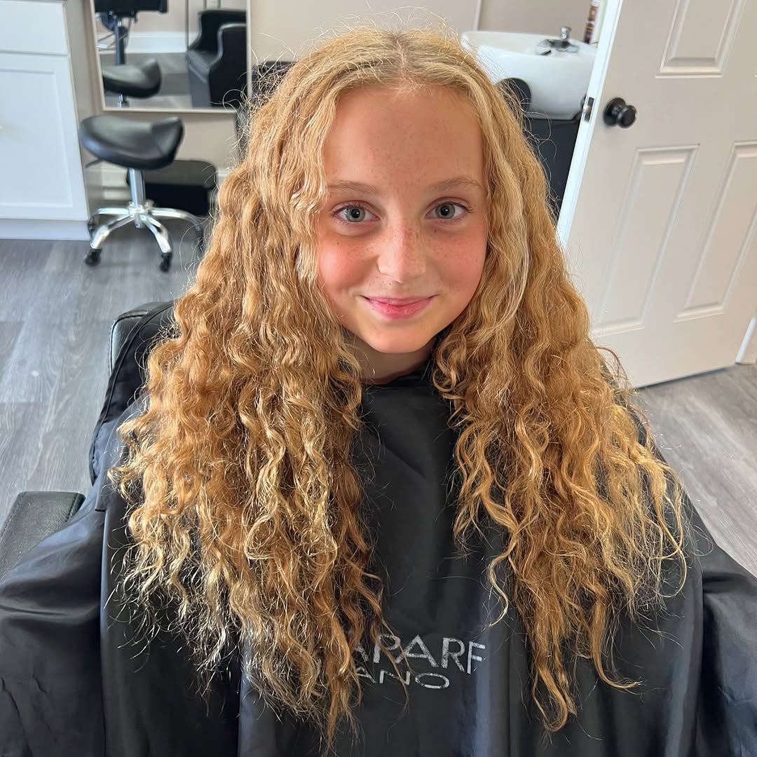 Cool Blonde Curls For Kids