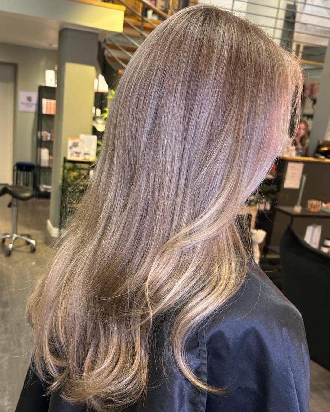 balayage inverso biondo freddo