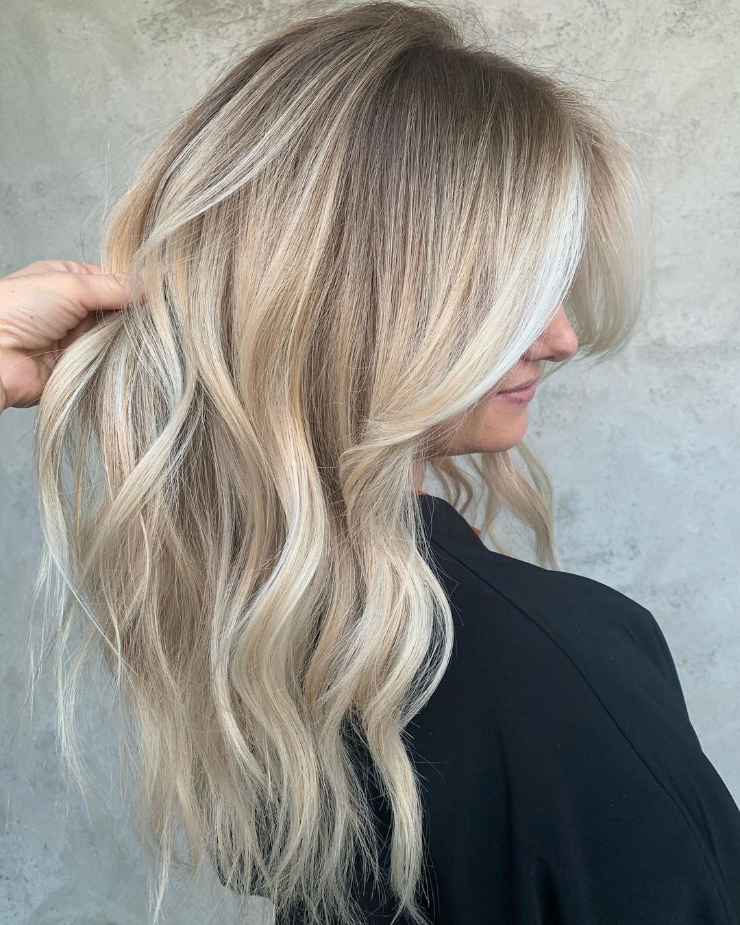 crème blonde balayage