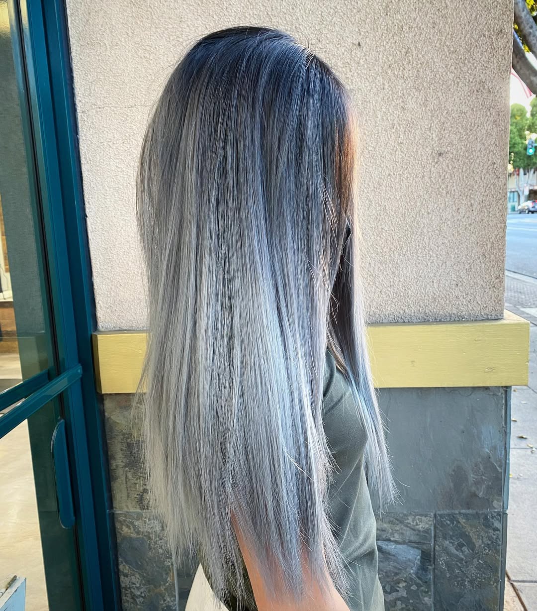 Dark To Light Grey Ombre