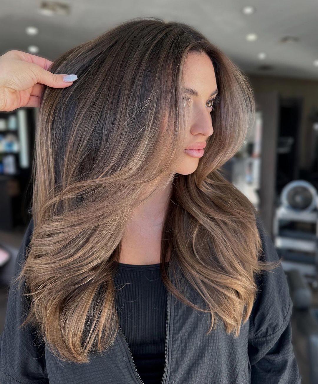 balayage bronde dimensionnel