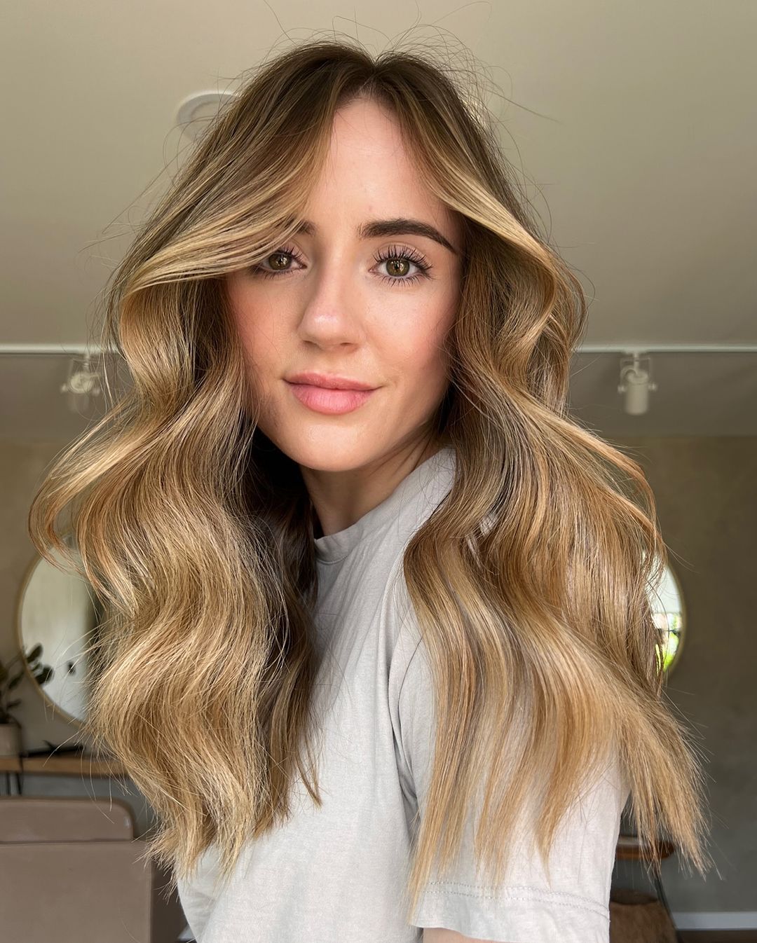 balayage biondo spolverato