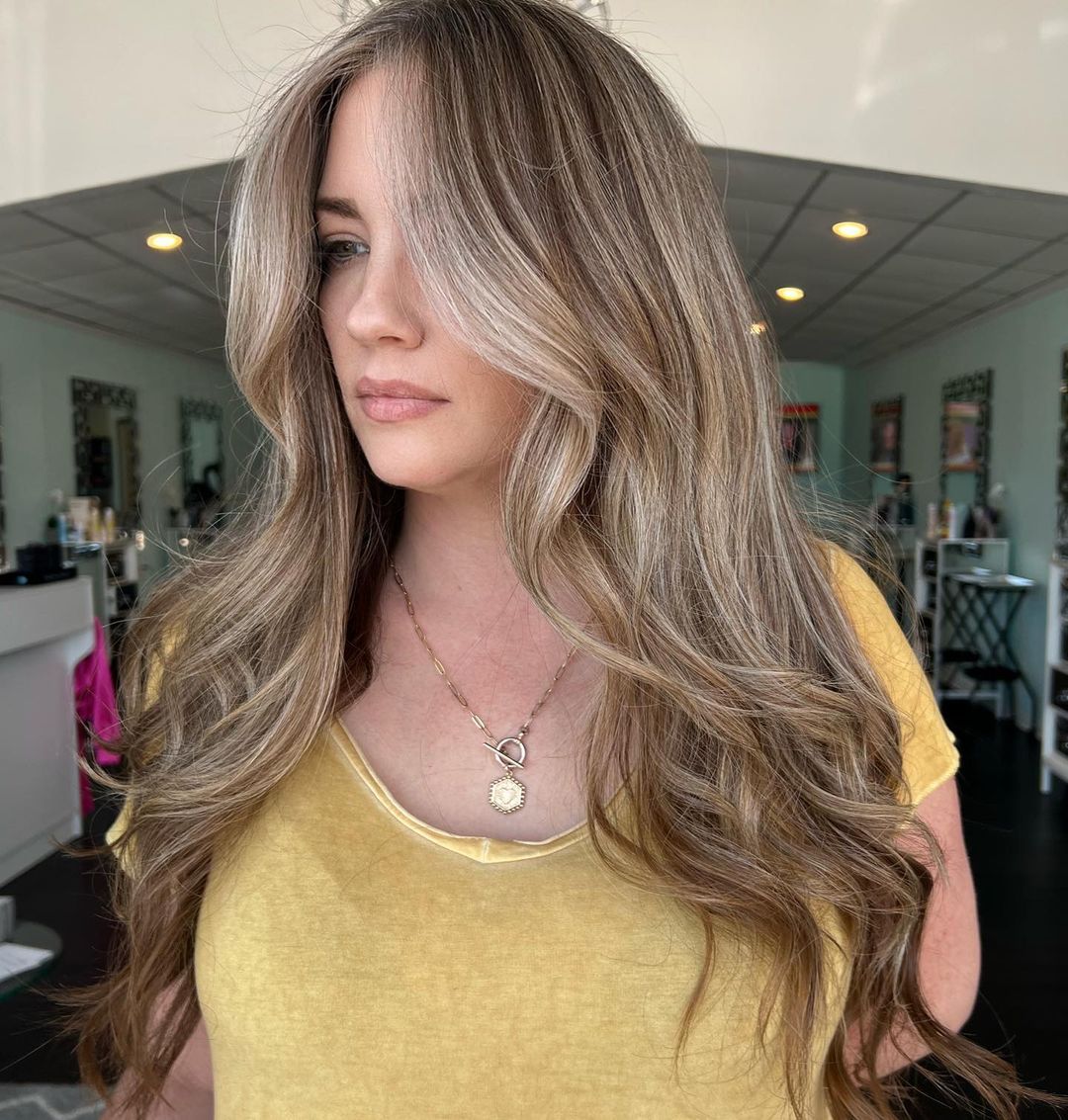 gezicht inlijstende balayage