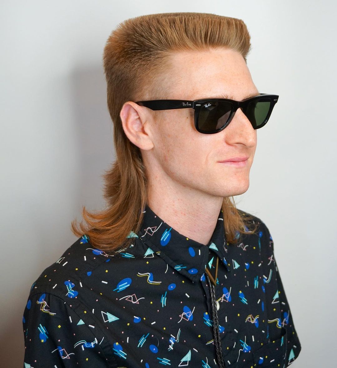  Corte de pelo Flat Top Mullet 