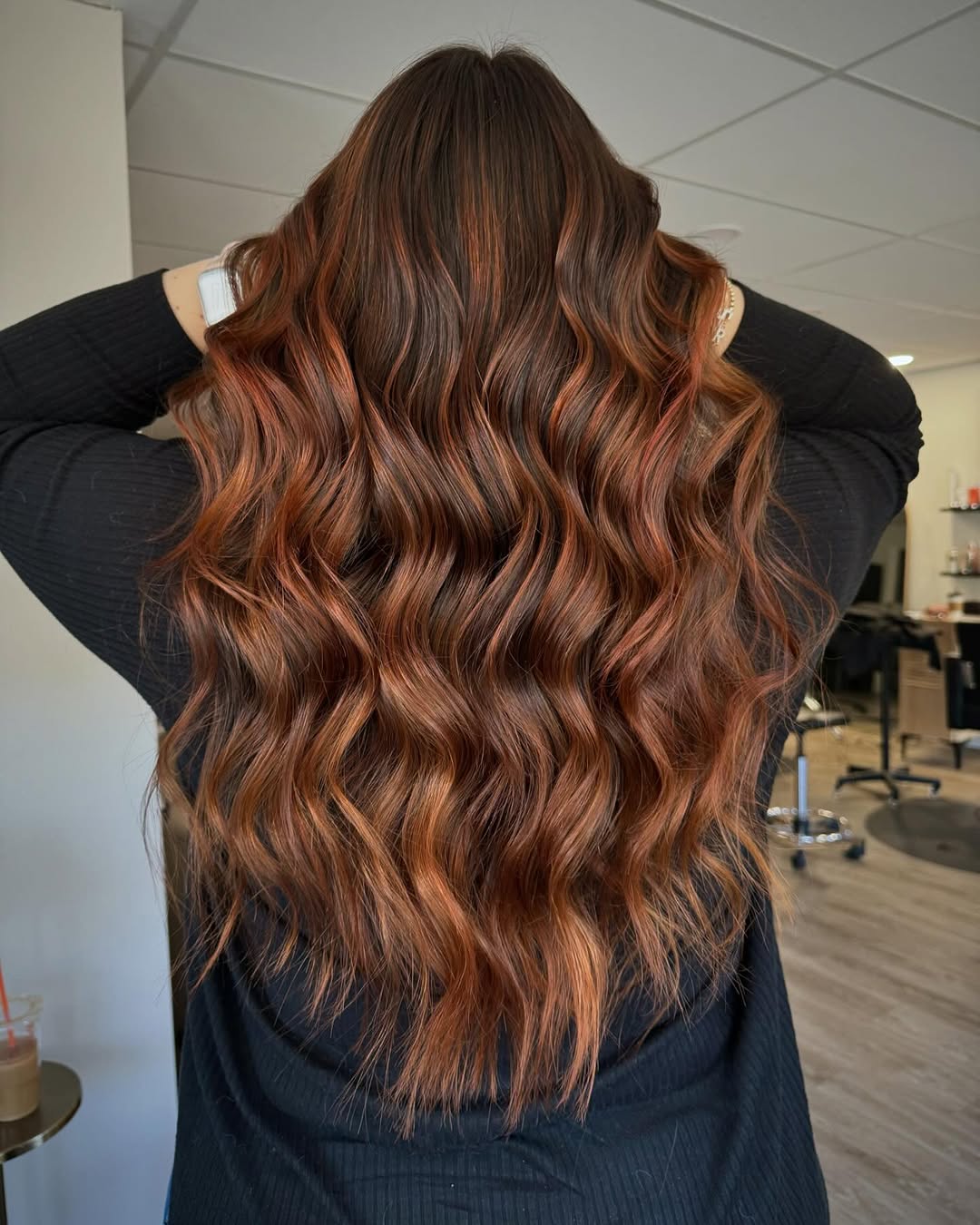 gingerbread cookie balayage